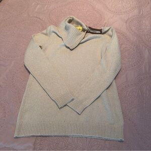Charter Club Cream Cowl Neck Sweater